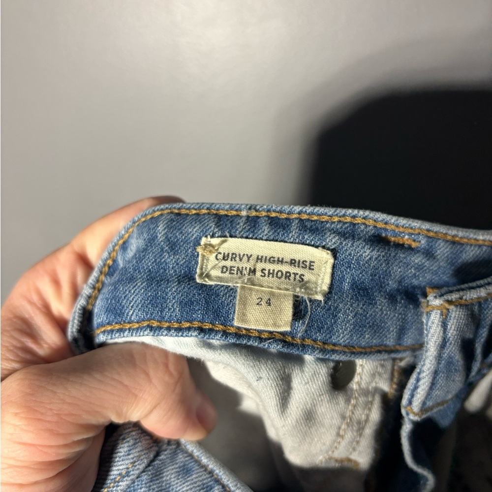 Madewell Curvy High-Rise Denim Shorts Womens Size 24 - Picture 3 of 4